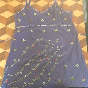 Embroidered summer dress